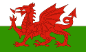 Wales Flag. Part of United Kingdom.